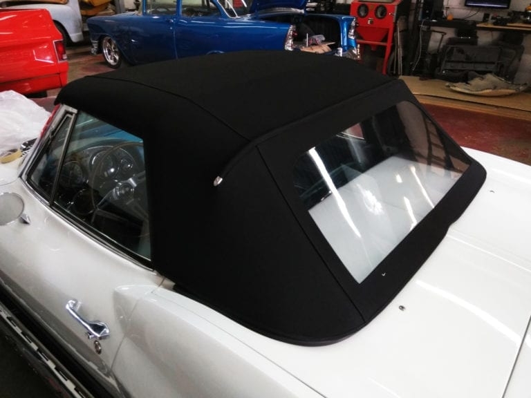 Convertible top installation